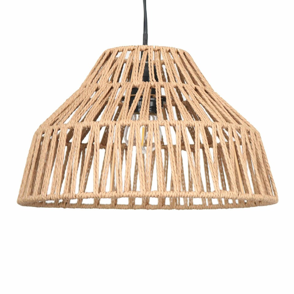 image 1 of Clara - Natural String Pendant Lightshade Brown