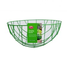Ambassador Steel Hanging Basket - Green - One Size