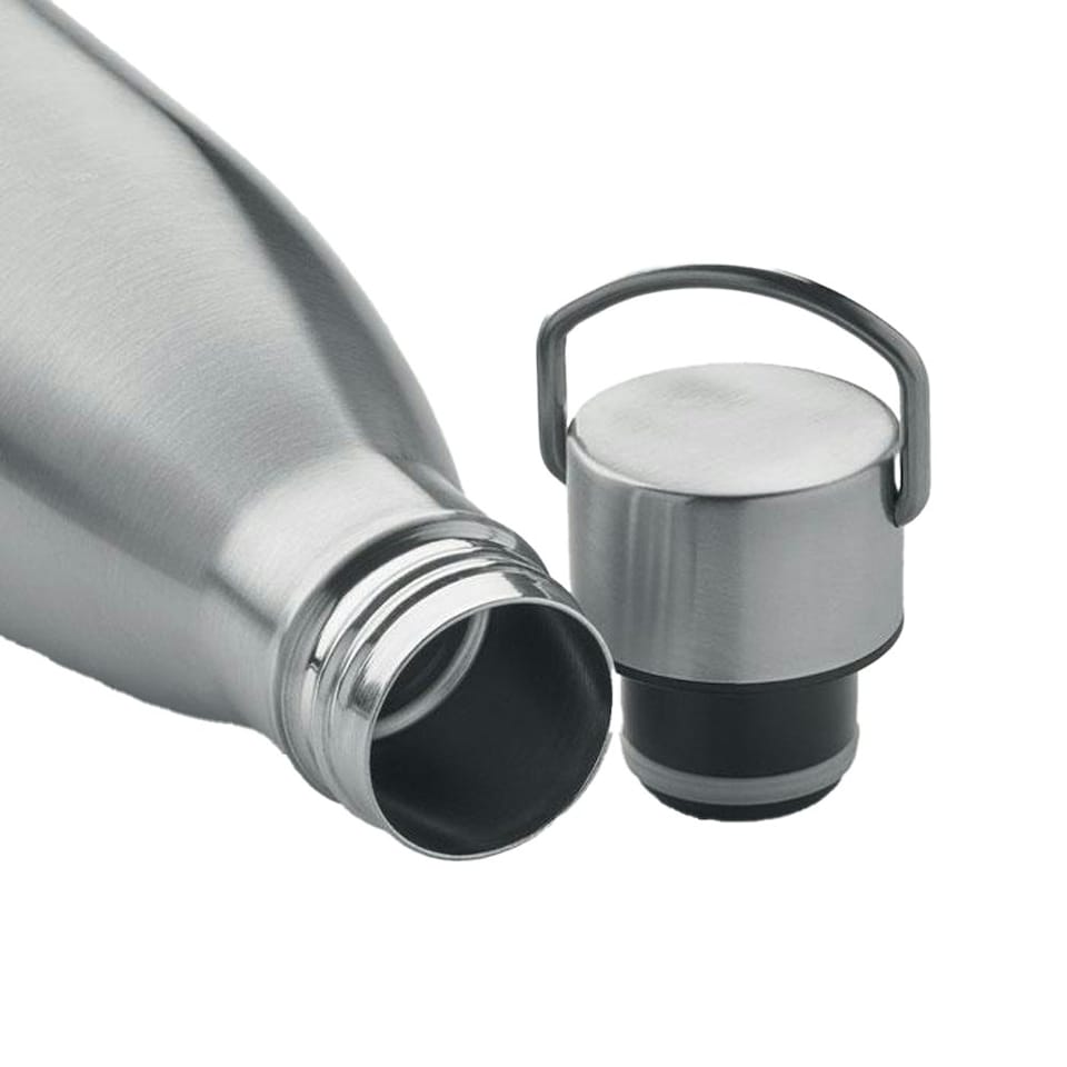 image 1 of MidOcean Manoa Double Wall 500ml Water Bottle - Matt Silver - One Size Multi | One Size
