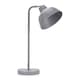 image 1 of ValueLights Morris Stone Grey Retro Dome Metal Desk Office Table Lamp Light