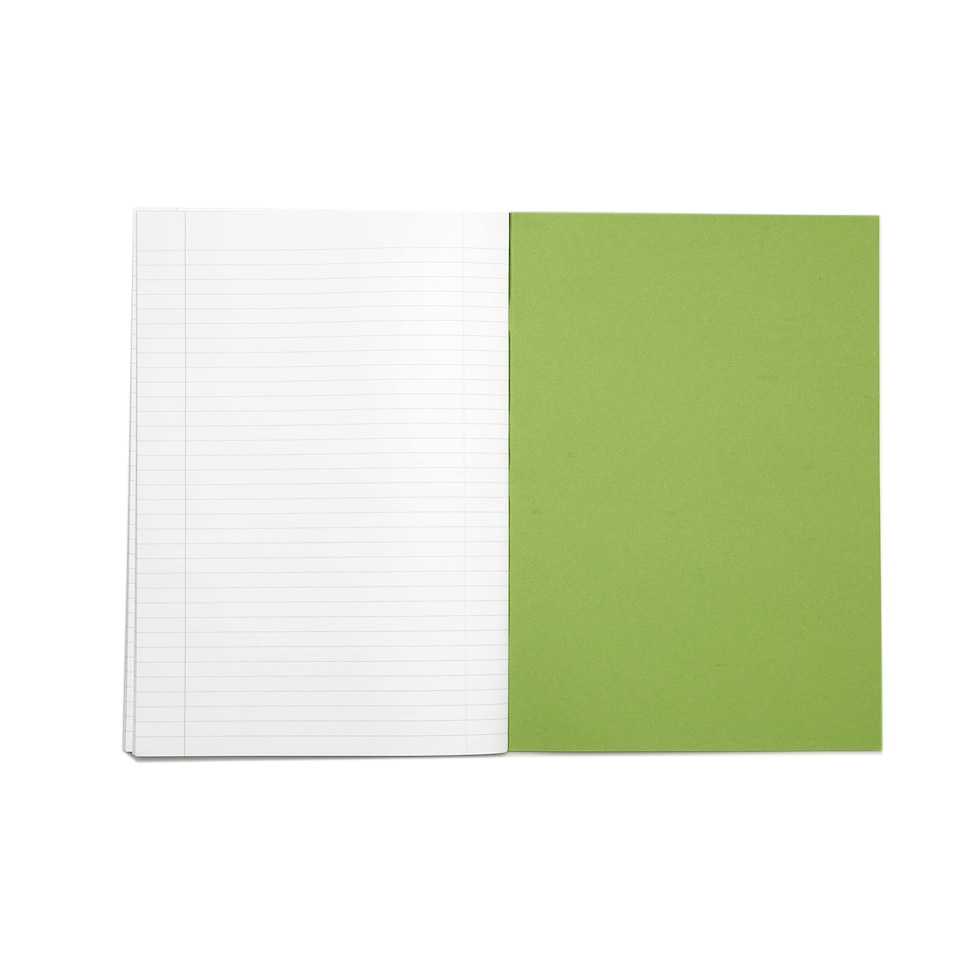 image 1 of Rhino 80 Page 8mm Lined Exercise Book Light Green A4 50 Pack