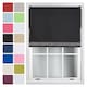 image 4 of FURNISHED Thermal Blackout Roller Blinds with Glitter Edge - (W)135cm x (L)165cm | Black | Black 1 | (W) 135cm x (L) 165cm