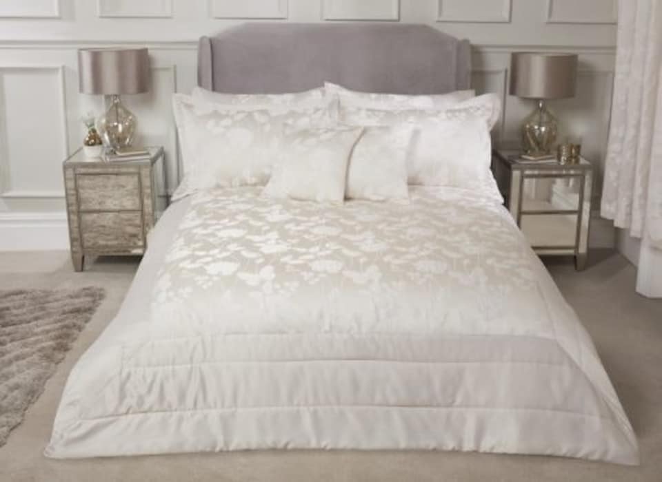 image 1 of Meadows Bedspread Cream | Cream | Cream