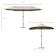 image 7 of Outsunny 4.6M Garden Patio Umbrella Canopy Parasol Sun Shade w/ Base Off White