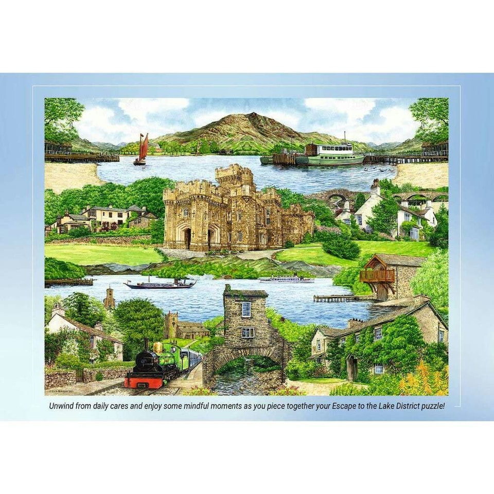 image 1 of Ravensburger Escape to The Lake District 500 Piece Jigsaw Puzzle