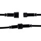 image 6 of Set of 20 - 30mm IP67 Warm White LED Decking Kit with Photocell Chrome | Clear
