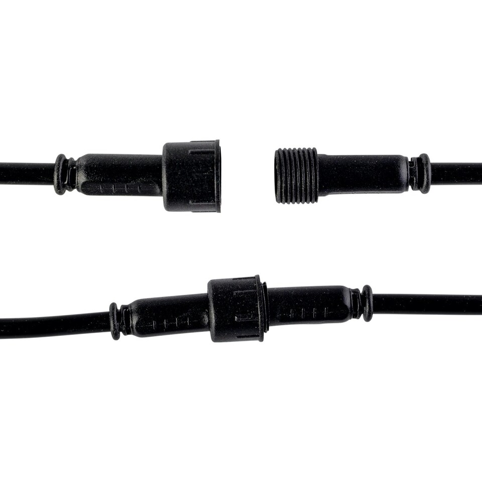 image 1 of Set of 20 - 30mm IP67 Warm White LED Decking Kit with Photocell Chrome | Clear