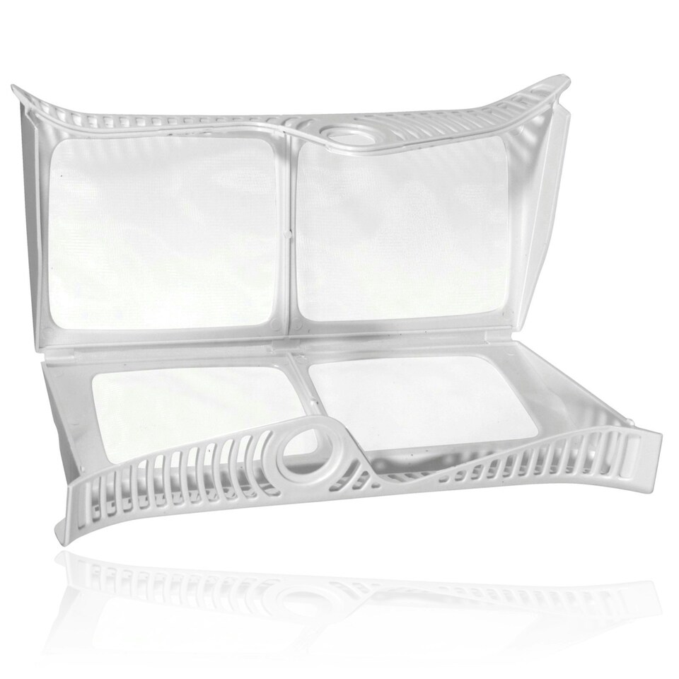 image 1 of SPARES2GO Filter for Hotpoint Indesit Ariston Whirlpool Tumble Dryer Fluff Cage Lint Screen