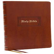 Kjv Holy Bible: Giant Print Thinline Bible Tan Leathersoft Red Letter Comfort Print: King James Version (vintage Series)