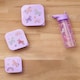 image 2 of Tiny To Tots Unicorn Lunch Bag, 3 Pack Nested Boxes & Flip Top Straw Sipper 500ml
