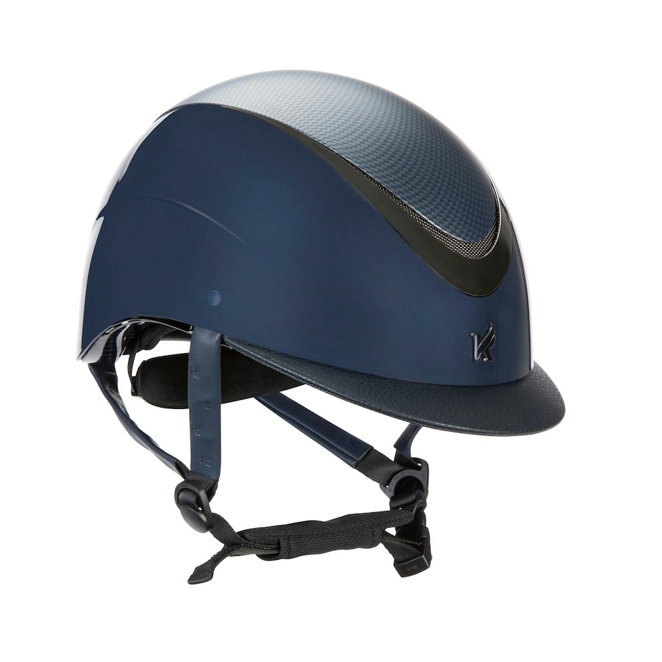 image 1 of Karben Drew Ellipse SP Riding Hat Blue | Size: 55-57Cm
Colour: Navy