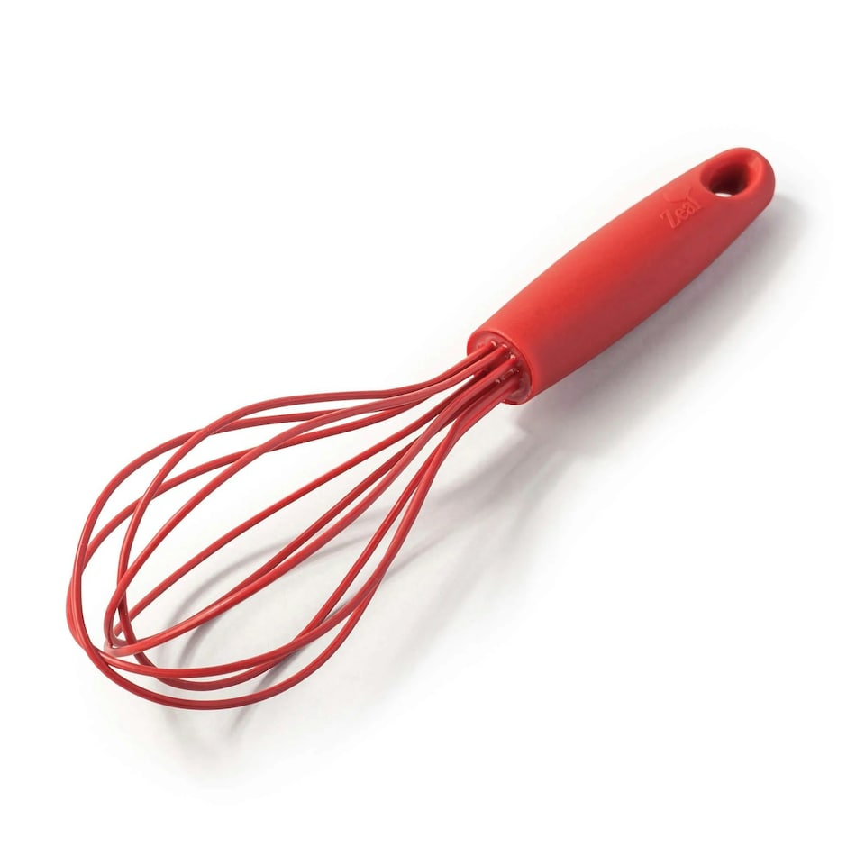 image 1 of Zeal Silicone Balloon Whisk, Red