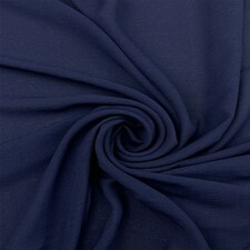 Navy Ripple Crepe Fabric for Dressmaking, 148cm / 58" Wide - per metre