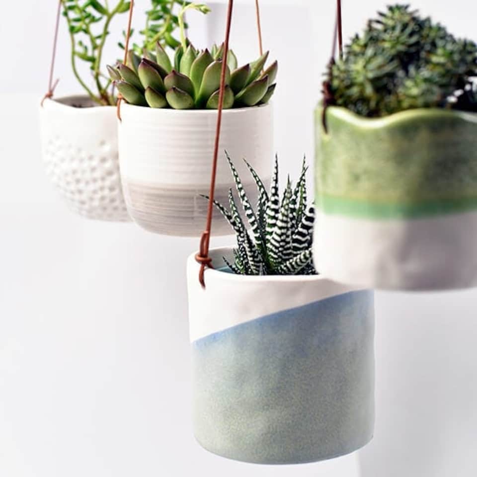 image 1 of Burgon & Ball Dip Hanging Pot