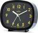 image 4 of Acctim Hilda Analogue Alarm Clock Non Ticking Sweep Crescendo Alarm Backlight Contemporary | Black | Black
