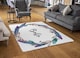 image 2 of Boho Style Wreath Feathers Rug | Multi