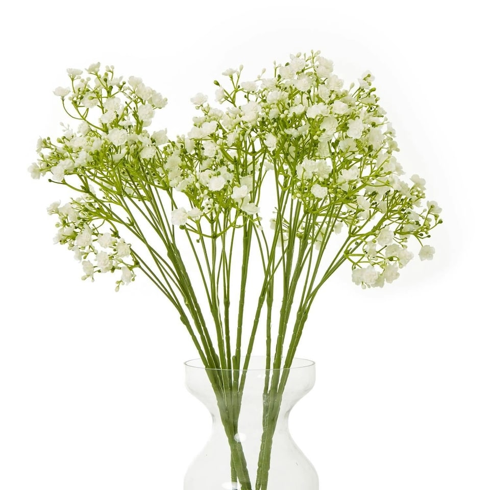 image 1 of Hill Interiors Gypsophila Stem Artificial Flower - Cream - One Size
