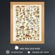 image 3 of Millot Encyclopedia Mushrooms Fungi Kitchen Wood Framed Wall Art Print