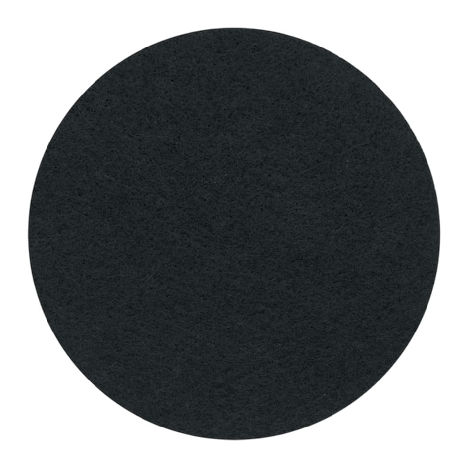image 1 of MidOcean Feltster RPET Felt Round Coaster - Black - One Size