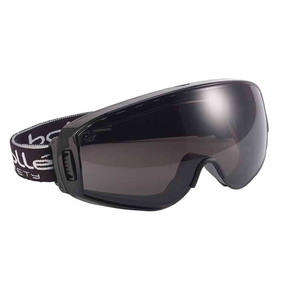 Bolle Safety Pilot Platinum Ventilated Safety Goggles - Multi Colour - Smoke Lens Multi