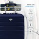 image 4 of Flight Knight Suitcase Sets 3 Piece, Large Suitcase, Extra Large Suitcase, easyJet Cabin Bag 45x36x20cm Underseat Carry On, 100+ Airlines Approved - BA, Ryanair Blue | Navy | Large
