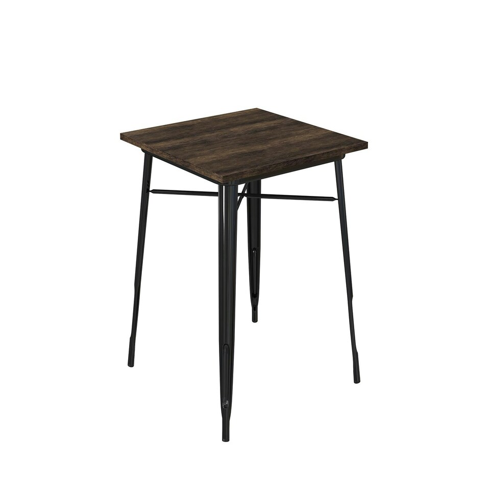 image 1 of Fusion Square Dining Table in Black Black | Black