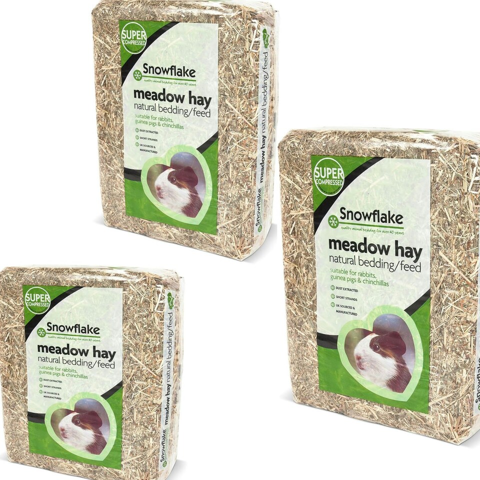 image 1 of 2 x 1.5KG Premium Dried Meadow Hay Grass Fresh Natural Feed Ideal For Small Animals