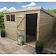 image 2 of 10 x 5 Garden Shed Pressure Treated T&G PENT Wooden Garden Shed - 3 Windows + Single Door (10' x 5' / 10ft x 5ft) (10x5)