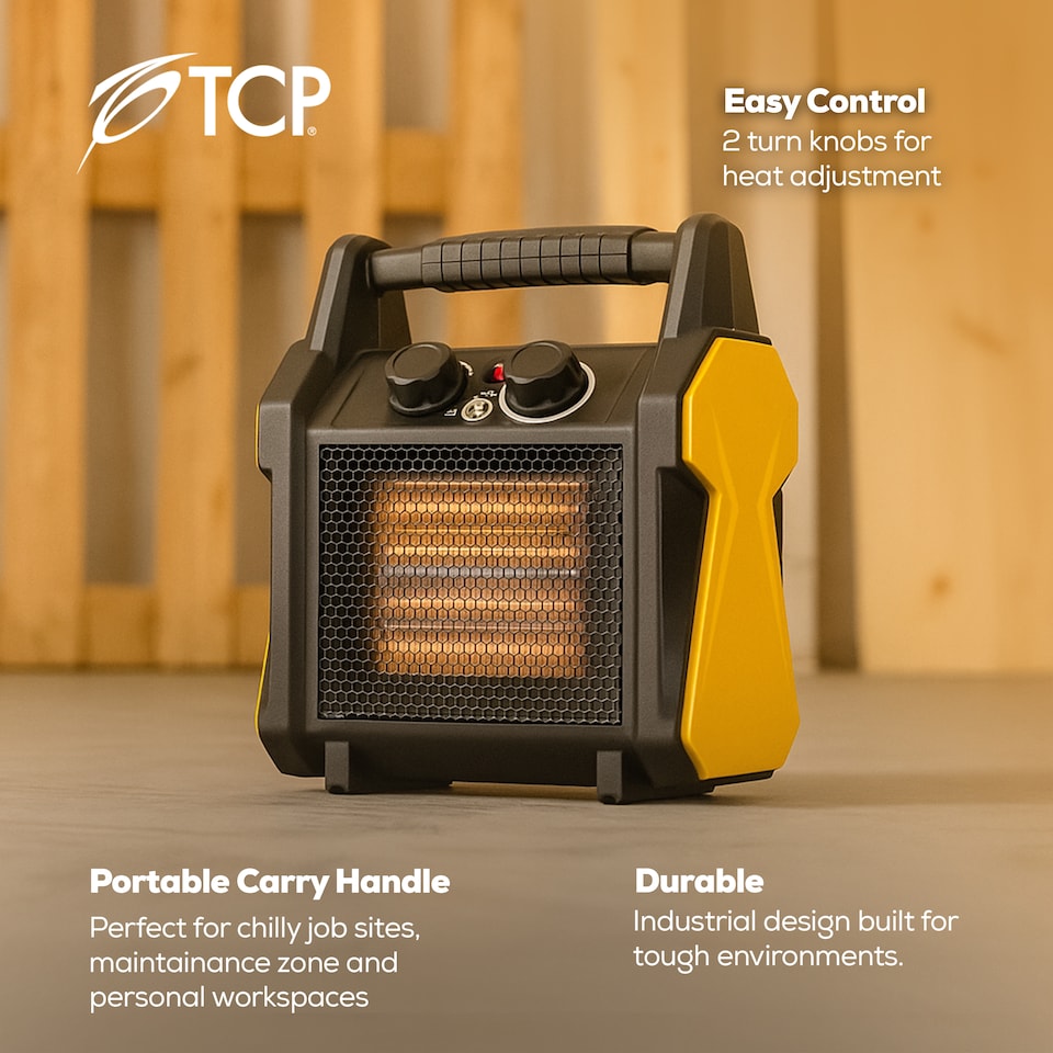 image 1 of TCP 2kW Tough and Compact Industrial Design Portable Heater