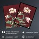 image 2 of Pink Herbaceous Peony Flower Japan Wall Art Print Ogawa Kazumasa 24x32"