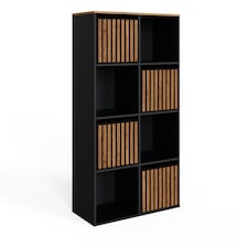 Kube 2x4 Shelf Storage Cube | Multi | Walnut