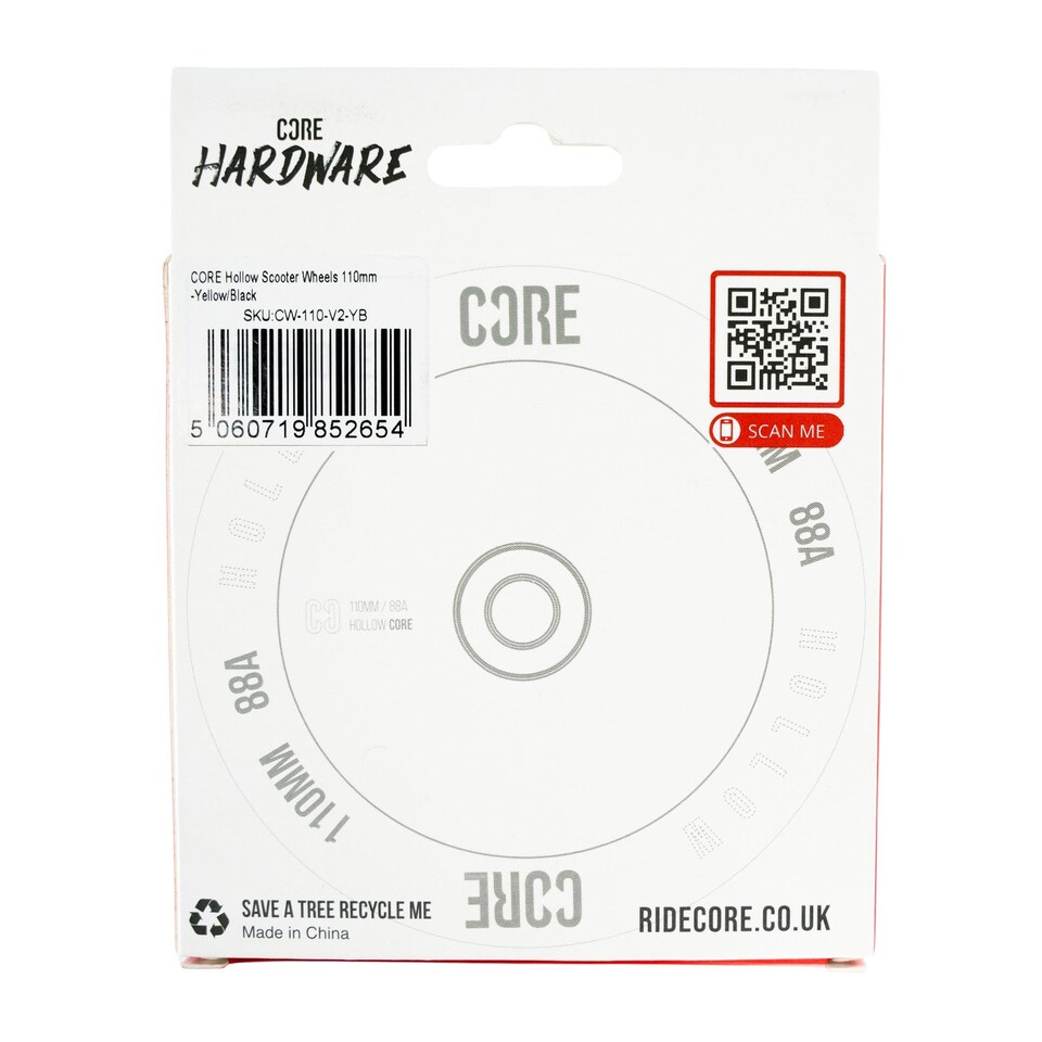 image 1 of CORE Hollow Stunt Scooter Wheel V2 110mm