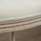 image 8 of HOMCOM French-Style Dining Chairs Set of 2 with Linen Upholstery, Cream