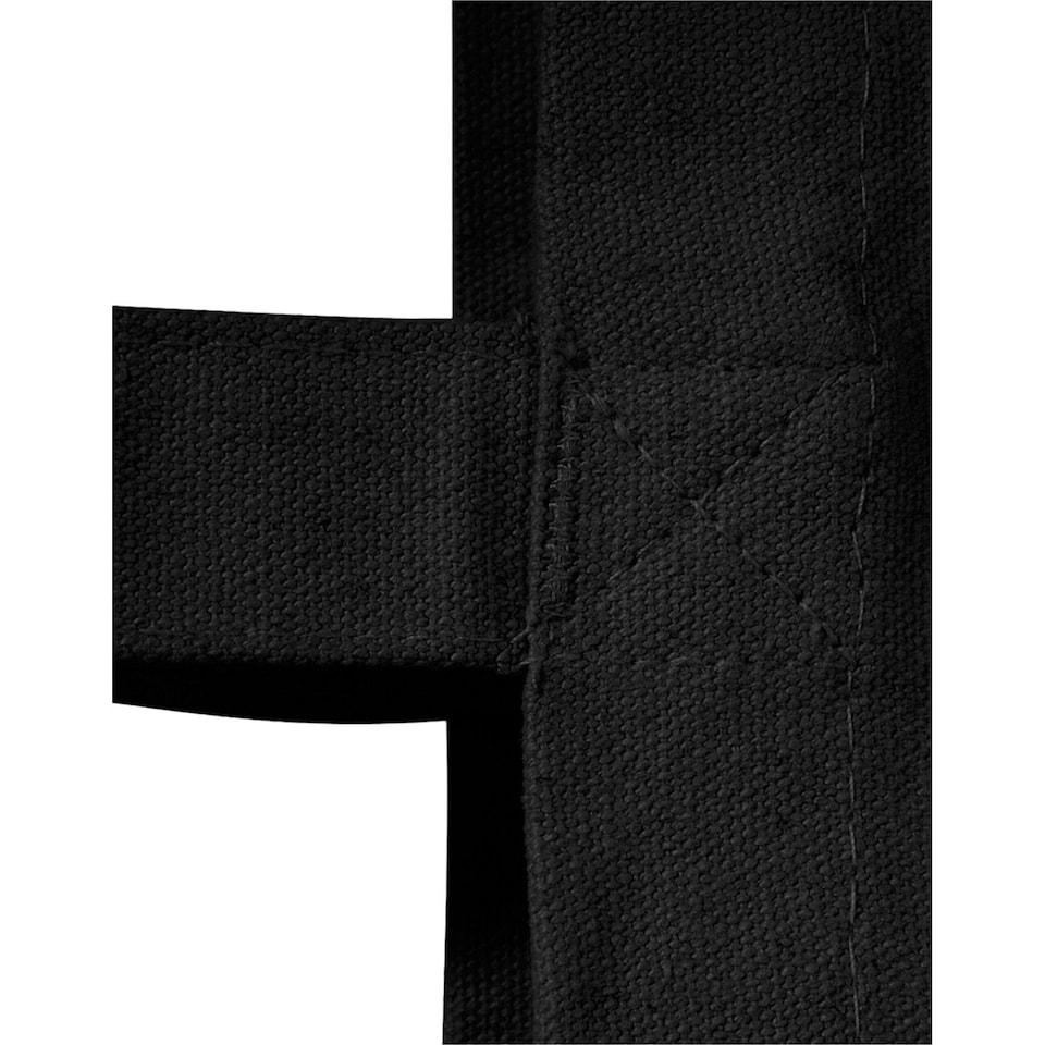 image 1 of Quadra Classic Canvas Shopper Bag - Black - One Size Black