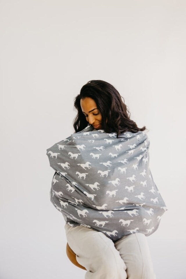 image 1 of Copper Pearl Nursing & Car Seat Cover Colt