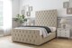 image 2 of Sloomy Watson Almond Coniston Bed Frame With Mattress With 50" Upholstered Headboard 3' Single