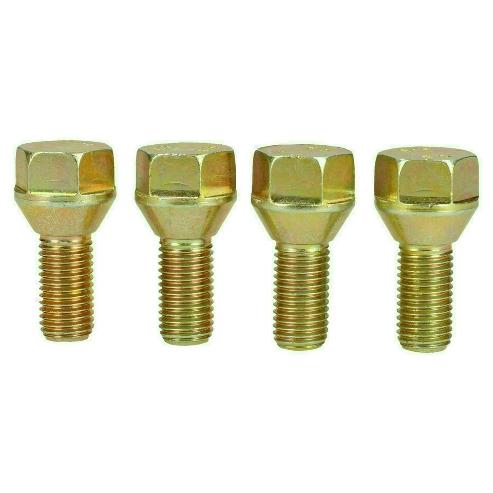 image 1 of M12 x 1.5 Replacement Wheel Bolts for Trailer Hubs Hub Pack of 4
