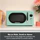 image 6 of Hamilton Beach 20L Retro Mint Microwave