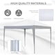 image 3 of Outsunny 3 x 3M Garden Pop Up Gazebo Height Adjustable Marquee Party Tent Wedding Canopy with Carrying Bag, White
