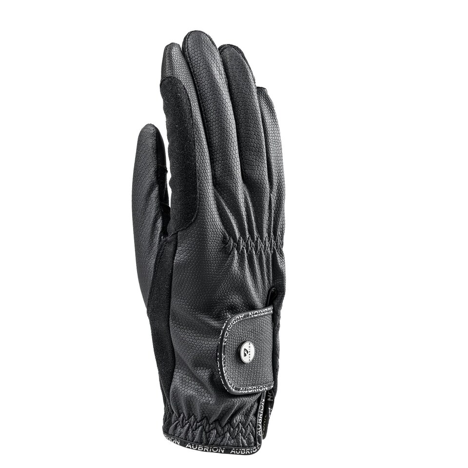 image 1 of Aubrion Stadium Riding Gloves Black | Size: X-Small
Colour: Black
