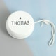 image 1 of Personalised Grey Star White Wooden Yoyo