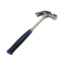Faithfull One-piece All Steel Claw Hammer - Multi Colour - 16oz