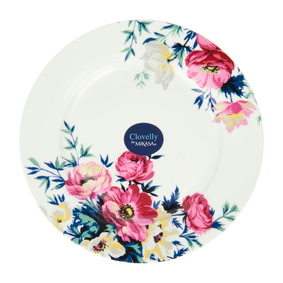 image 1 of Mikasa Clovelly Porcelain 26cm Dinner Plate Blue