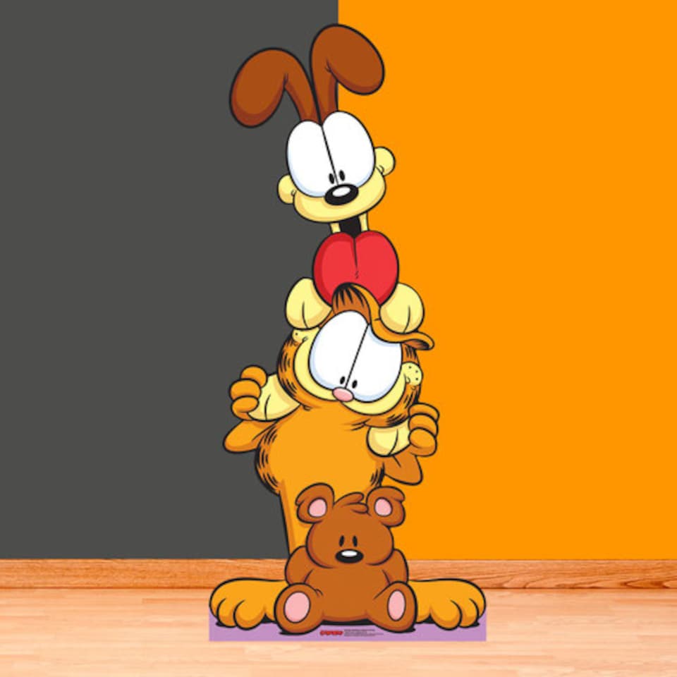 image 1 of Garfield Group Stack Lifesize Cardboard Cutout 191cm