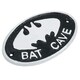 image 3 of Bat Cave Cast Iron Sign Plaque Door Wall House Gate Post Bedroom Man Cave