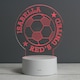 image 5 of Personalised Football LED Colour Changing Desk Night Light