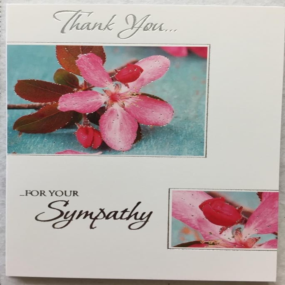 image 1 of Thank You For Your Sympathy Card