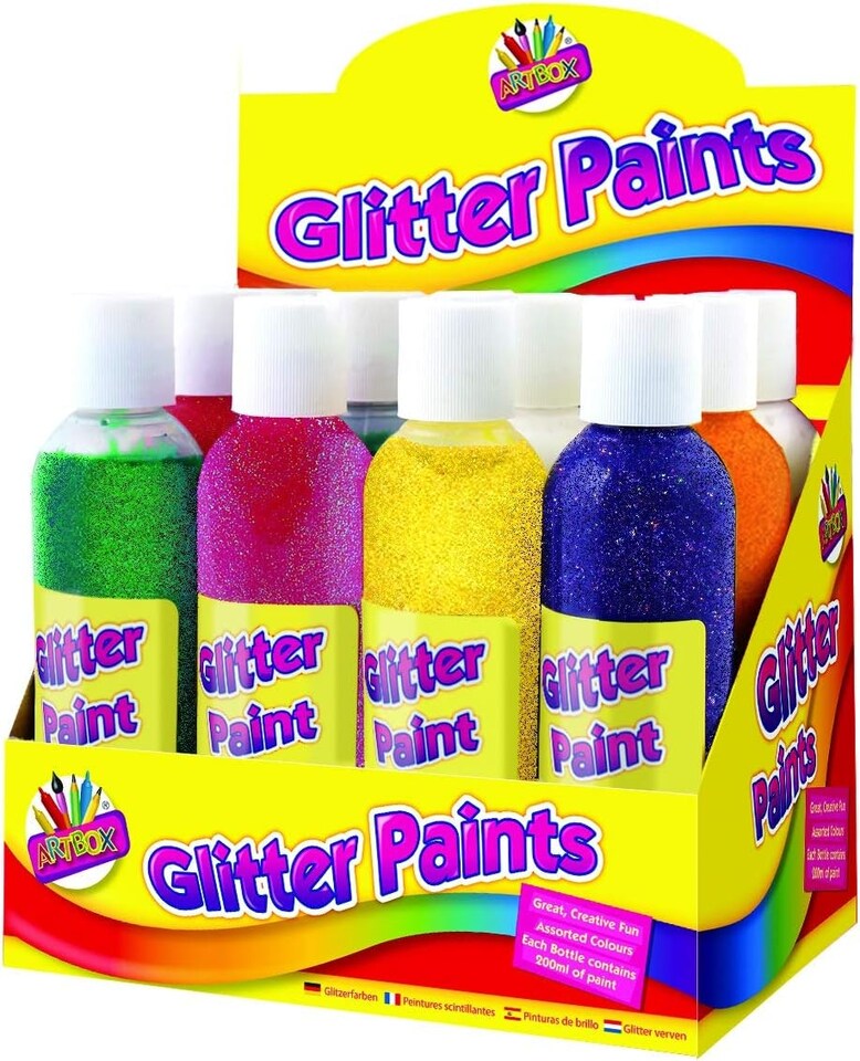 image 1 of 200ml Glitter Paints Single Bottle