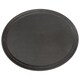 image 1 of Argon Tableware Oval Serving Tray - 68.5 x 56cm - Reusable Non Slip Stackable Rubberized Food Drinks Platter Tray | Black | Black | One Size | 1