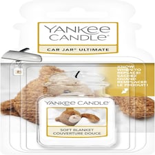Yankee Candle Car Jar Ultimate Scented Air Freshener | Soft Blanket | 4 count